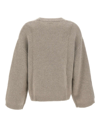 SOFT GOAT Maglione in cashmere GREY Donna 