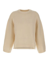SOFT GOAT Maglione in cashmere WHITE Donna 