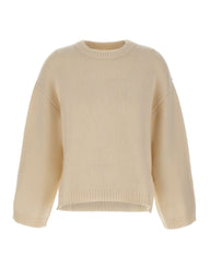 SOFT GOAT Maglione in cashmere WHITE Donna 