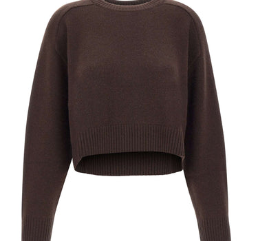SOFT GOAT Maglione crop in cashmere BROWN Donna 