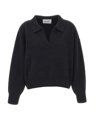 SOFT GOAT Polo in maglia di cashmere BLACK Donna 