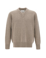 SOFT GOAT Maglione in cashmere GREY Uomo 