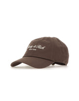 SPORTY & RICH Cappello da baseball "Vendome Script" BROWN Donna 