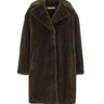 STAND STUDIO Pelliccia "Camille Cocoon" BROWN Donna 