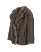STAND STUDIO Giacca in eco pelliccia "Angelika" GREY Donna 
