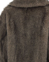 STAND STUDIO Giacca in eco pelliccia "Angelika" GREY Donna 