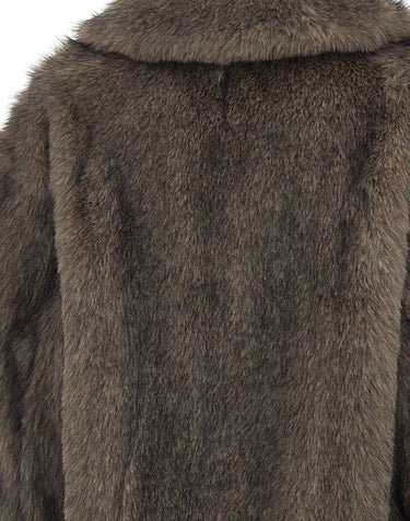 STAND STUDIO Giacca in eco pelliccia "Angelika" GREY Donna 