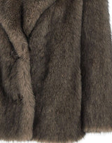 STAND STUDIO Giacca in eco pelliccia "Angelika" GREY Donna 