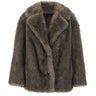 STAND STUDIO Giacca in eco pelliccia "Angelika" GREY Donna 