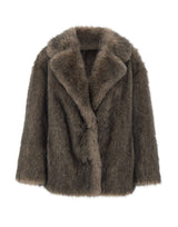 STAND STUDIO Giacca in eco pelliccia "Angelika" GREY Donna 