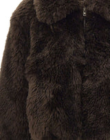 STAND STUDIO Pelliccia "Aya" BROWN Donna 