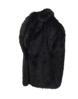 STAND STUDIO Pelliccia smanicata "Kinley" BLACK Donna 