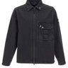 STONE ISLAND Giacca in denim con zip BLACK Uomo 