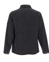 STONE ISLAND Giacca in denim con zip BLACK Uomo 
