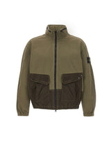 Giacca in cotone con tasche in nylon 1200039S0482 V005G STONE ISLAND 