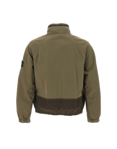 Giacca in cotone con tasche in nylon 1200039S0482 V005G STONE ISLAND 