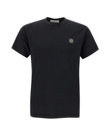 STONE ISLAND T-shirt in cotone BLACK Uomo 
