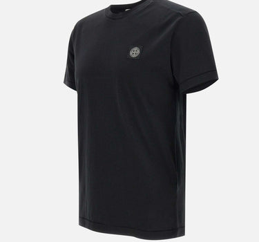 STONE ISLAND T-shirt in cotone BLACK Uomo 