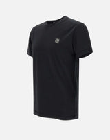 STONE ISLAND T-shirt in cotone BLACK Uomo 