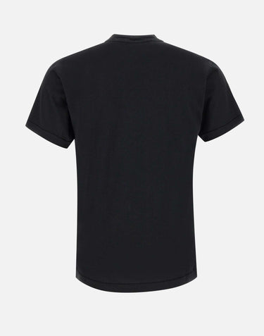 STONE ISLAND T-shirt in cotone BLACK Uomo 