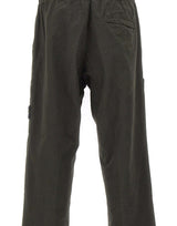 STONE ISLAND Pantaloni cargo ampi in cotone GREEN Uomo 
