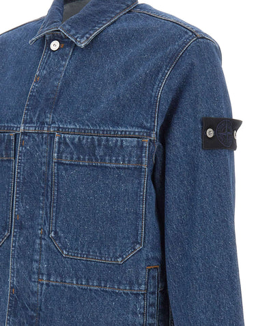 STONE ISLAND Giacca in denim BLUE Uomo 
