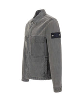 STONE ISLAND Giacca in denim GREY Uomo 