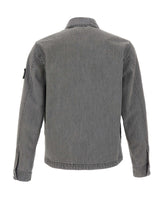 STONE ISLAND Giacca in denim GREY Uomo 