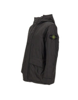 STONE ISLAND Parka in tessuto lucido BLACK Uomo 