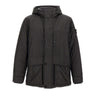 STONE ISLAND Parka in tessuto lucido BLACK Uomo 