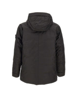 STONE ISLAND Parka in tessuto lucido BLACK Uomo 