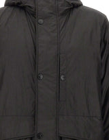 STONE ISLAND Parka in tessuto lucido BLACK Uomo 
