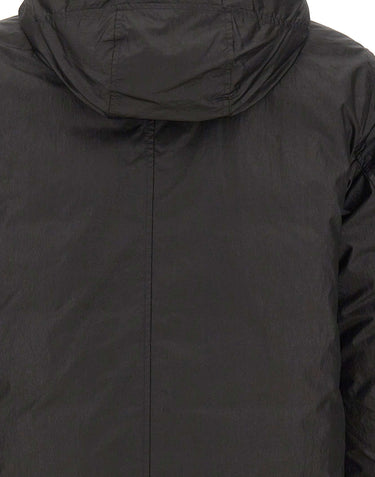 STONE ISLAND Parka in tessuto lucido BLACK Uomo 