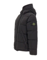 STONE ISLAND Piumino in nylon BLACK Uomo 