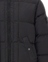 STONE ISLAND Piumino in nylon BLACK Uomo 