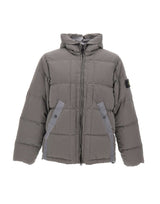 STONE ISLAND Piumino in nylon GREY Uomo 