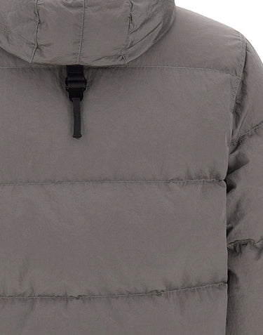 STONE ISLAND Piumino in nylon GREY Uomo 