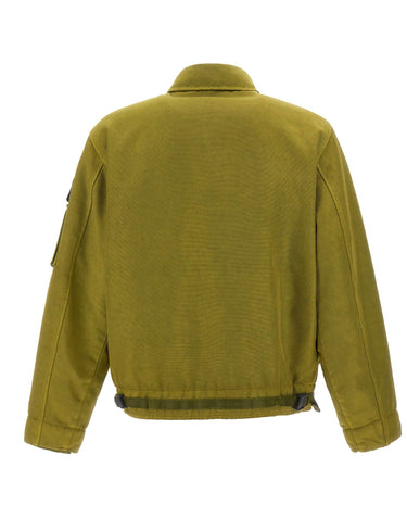 STONE ISLAND Giacca "Dense Oxford" GREEN Uomo 