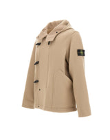 STONE ISLAND Cappotto in lana con alamari BEIGE Uomo 
