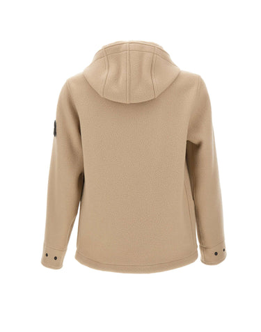 STONE ISLAND Cappotto in lana con alamari BEIGE Uomo 