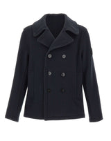 STONE ISLAND Giacca doppiopetto in lana BLUE Uomo 