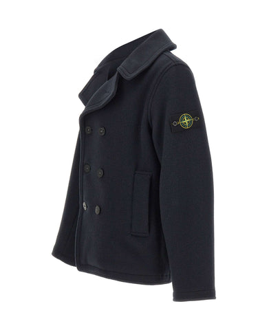 STONE ISLAND Giacca doppiopetto in lana BLUE Uomo 