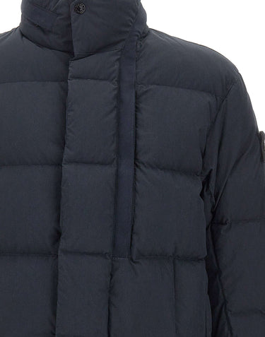 STONE ISLAND Piumino in misto cotone BLUE Uomo 