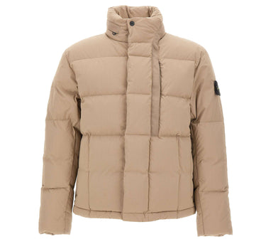STONE ISLAND Piumino in misto cotone BEIGE Uomo 