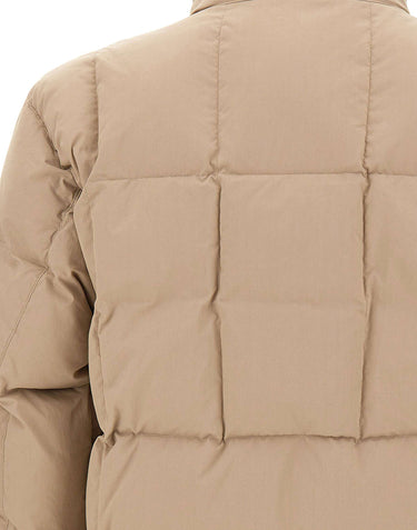 STONE ISLAND Piumino in misto cotone BEIGE Uomo 