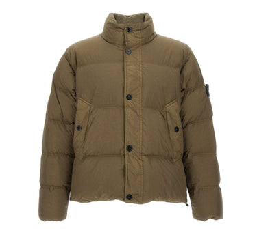 STONE ISLAND Piumino in reps di nylon GREEN Uomo 