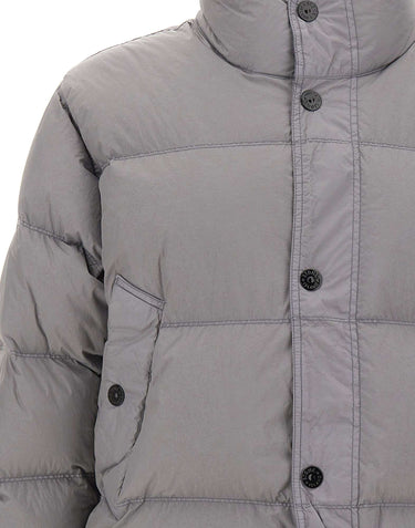 STONE ISLAND Piumino in reps di nylon GREY Uomo 