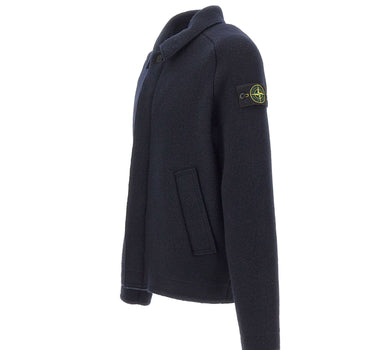 STONE ISLAND Giacca in lana vergine BLUE Uomo 