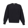 STONE ISLAND Felpa in pile di cotone BLACK Uomo 