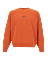 STONE ISLAND Felpa in cotone con stampa "Desert" ORANGE Uomo 